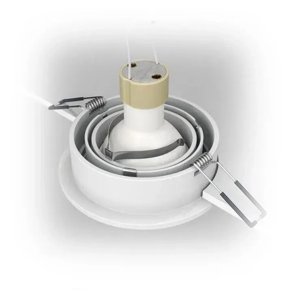 Светильник потолочный встраиваемый Deko Lamp GU5.3 белый точечный спот