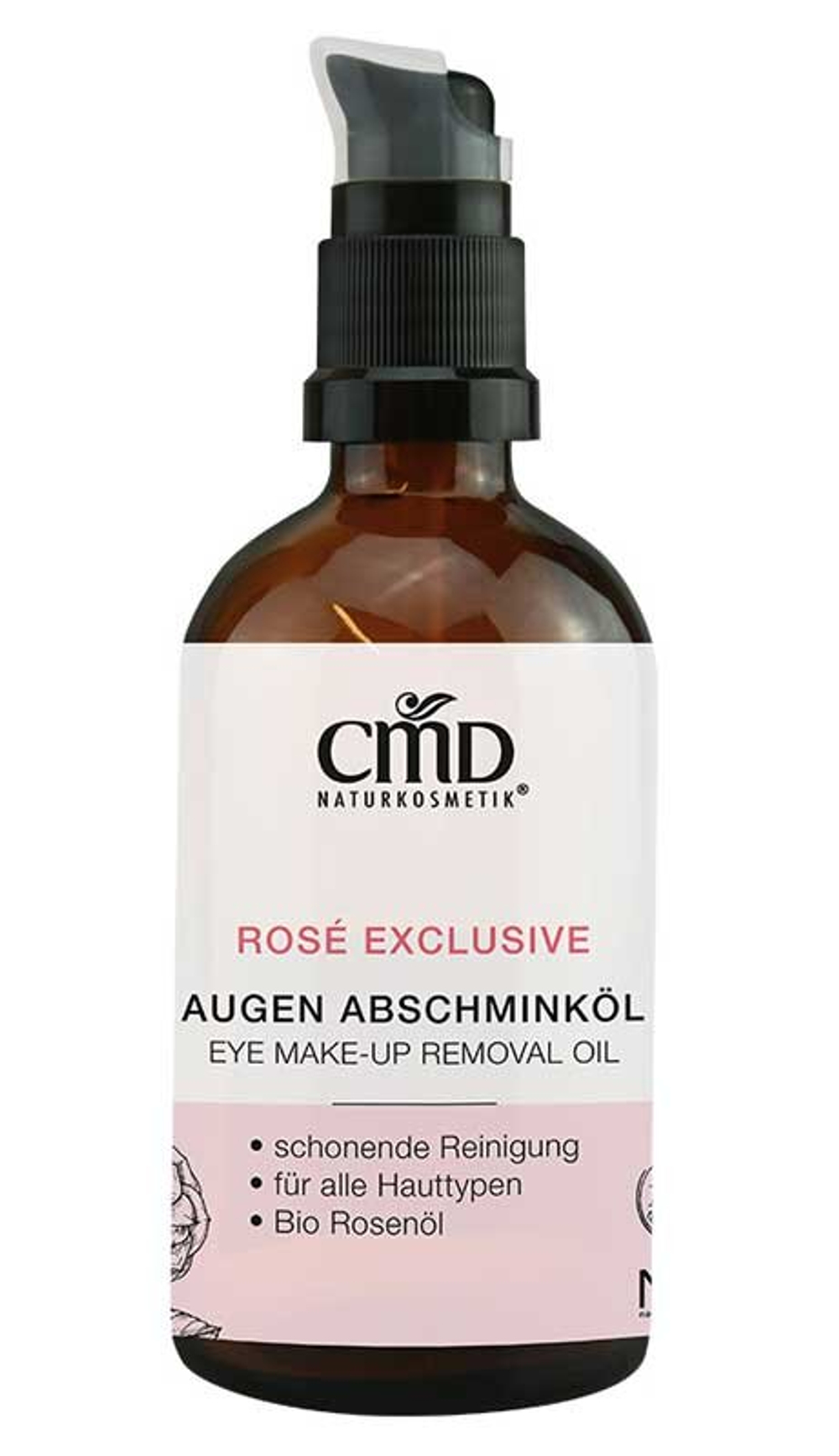 Эксклюзивное масло для снятия макияжа с глаз CMD Rose, 100 мл