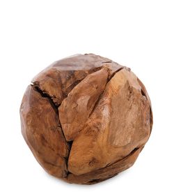 Decor and Gift 99-454-01 Шар для декора деревянный малый D-20см