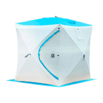 Палатка КУБ 2003 Утеплённый трехслойный СИНИЙ 200x200x210 см