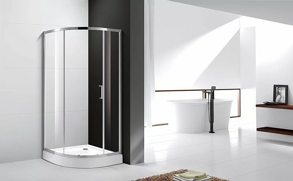 Душевой уголок Cezares Molveno 90x90 MOLVENO-R-1-90-C-Cr-IV стекло прозрачное/профиль хром