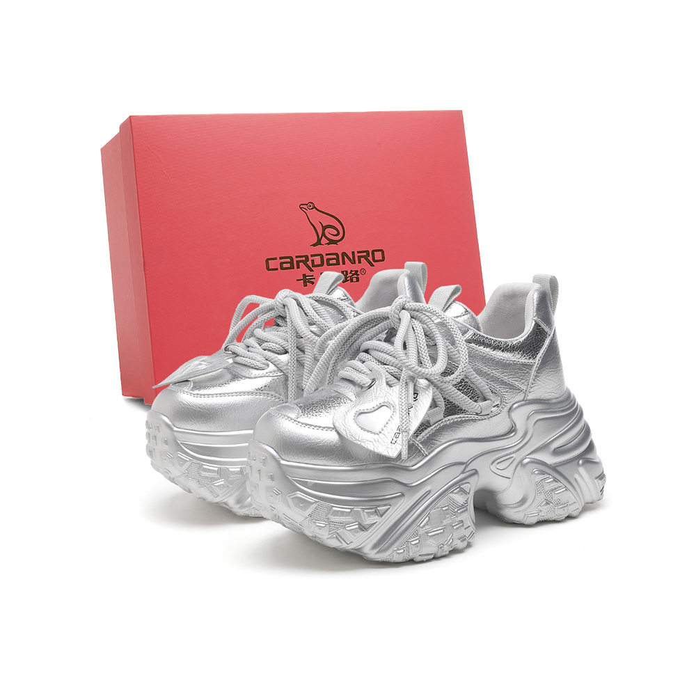 Cardanro Small Sized Sky Vegetables Hong Kong Style Individual Chunky Sneakers