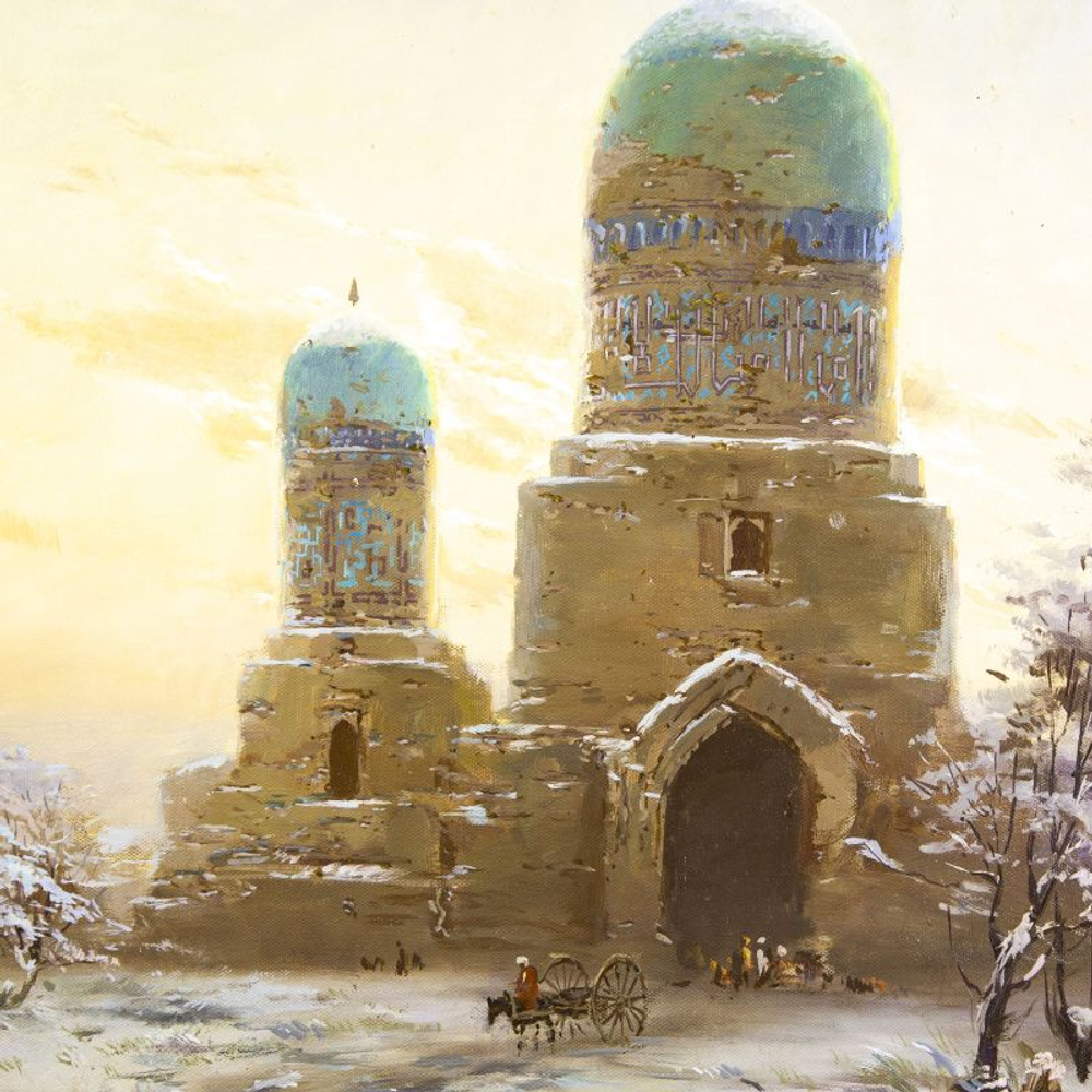Картина «Снег в Бухаре»