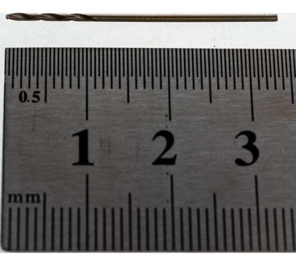 СВЕРЛО ПО МЕТАЛЛУ СИБРТЕХ 1,0 ММ, Р6М5, 2 ШТ 72201