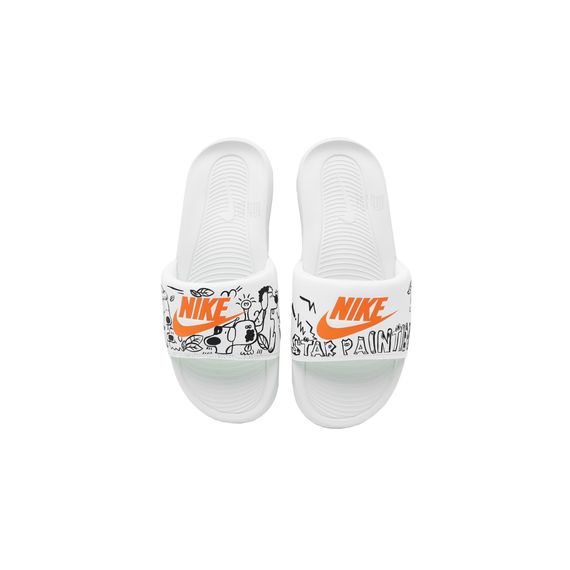 Nike Victori One Slide 'White Black Orange'
