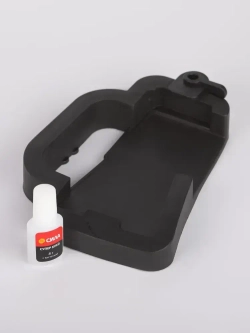 Супер клей СИЛА SSBL1-8 прозрачный секундный универсальный для пластика дерева резины с кисточкой / Цианоакрилатный суперклей 8г