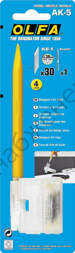 OLFA Utility Models для точных работ 4 мм, перовой нож (OL-AK-5)