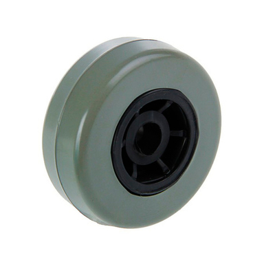 Колесо мебельное ТУНДРА обрезиненное d50мм серое 3639368
