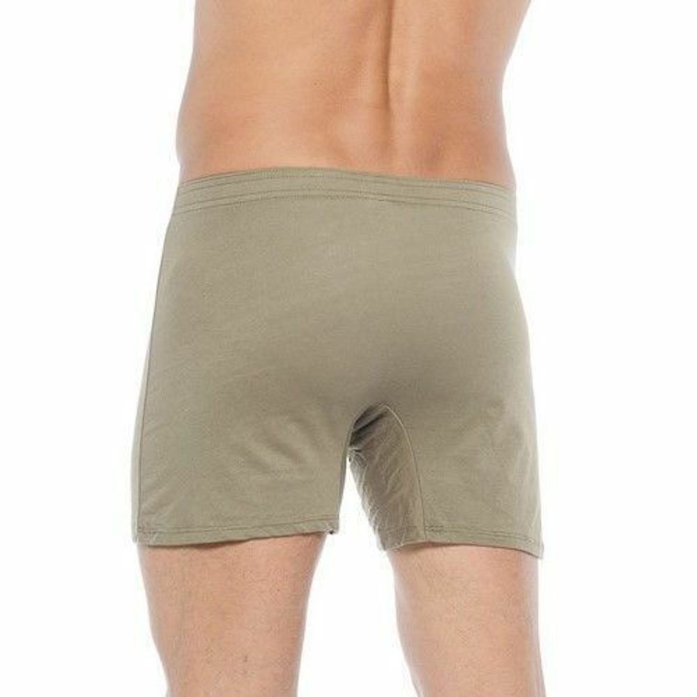 Мужские трусы-шорты зеленые Lowry MSH-305