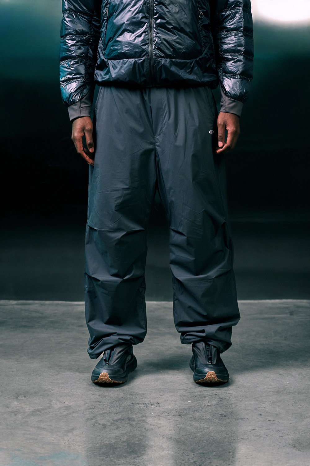 Брюки Nothomme Blue OCTA Fleece Wind Shell Lightweight Warm Pants "Dark Gray"