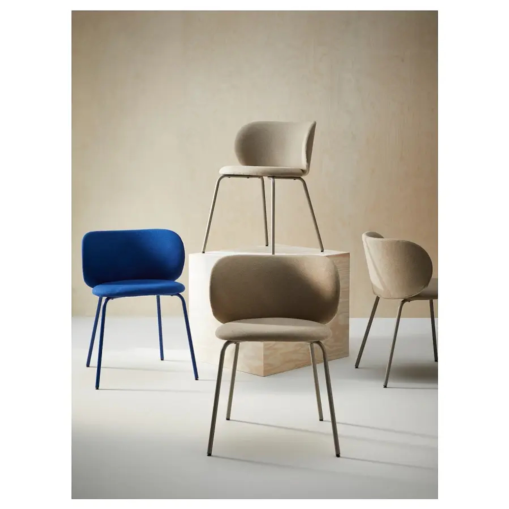 Стул - KRYLBO IKEA/ КРИЛЬБО ИКЕА, 75х55х51 см, синий