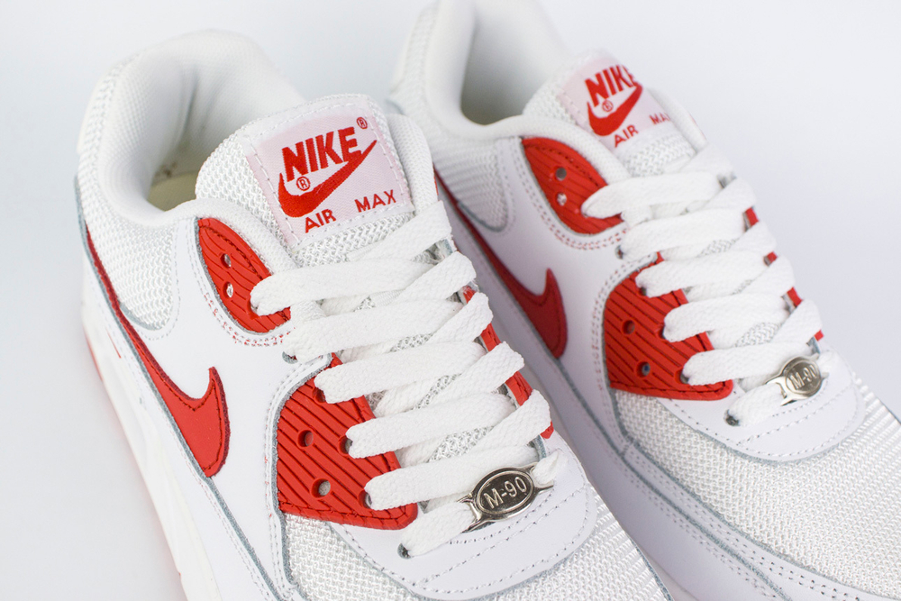 Кроссовки Nike Air Max 90 Wmns White / Red