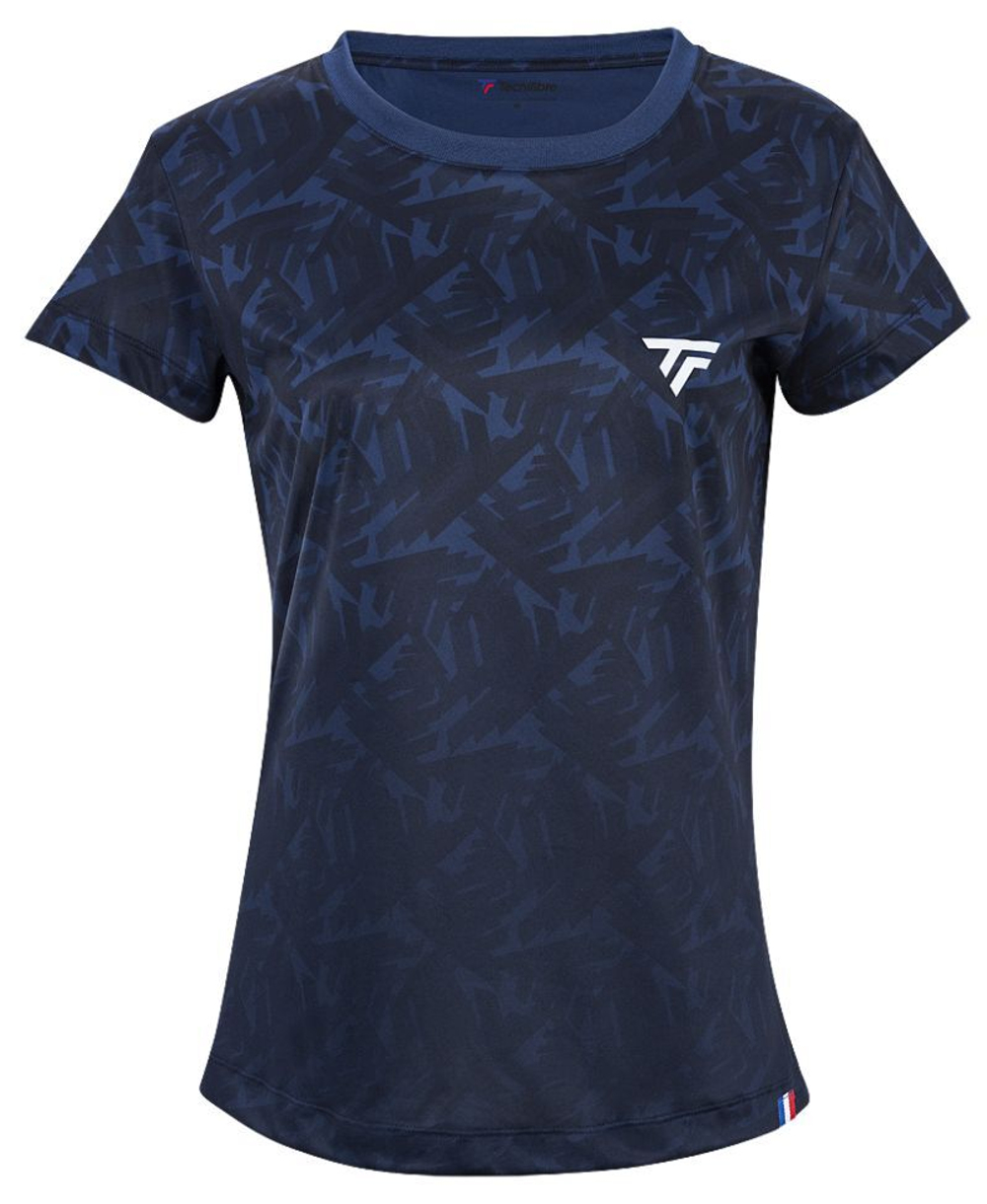 Женская теннисная футболка Tecnifibre X-Loop Tee - небесный