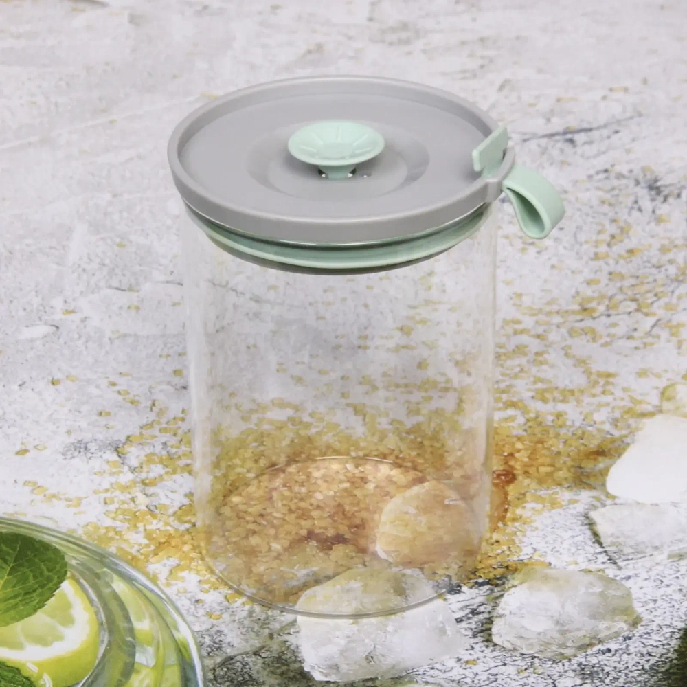 Банка для продуктов стеклянная 950мл «O'lala»