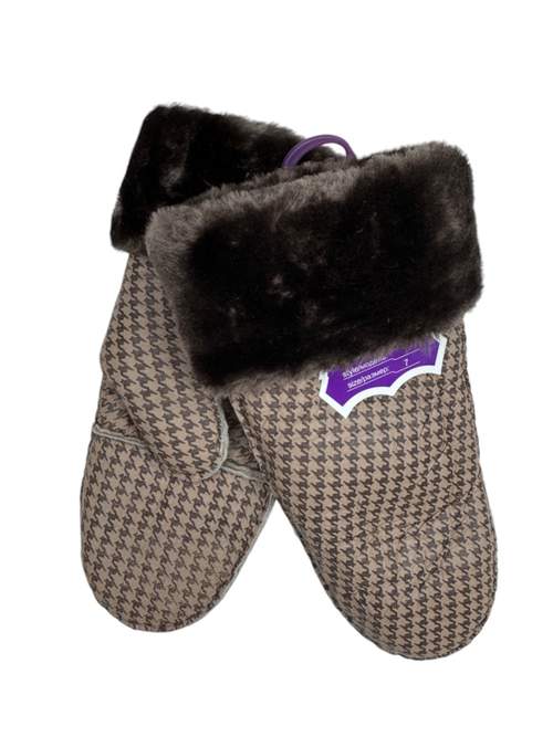 Перчатки. Женские. Материал верха: Дубленка. Подклад: Дубленка. В упаковке 10 шт, разные цвета.