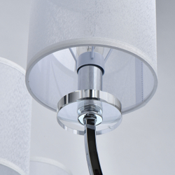 Люстра подвесная хрустальная Chiaro Палермо, 8 ламп E14, 480Вт, площадь освещения до 24м²