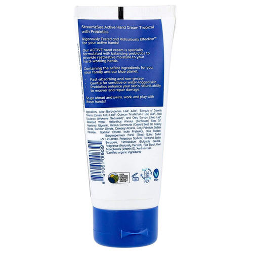Stream2Sea, Активный крем для рук, тропический, 90 мл (3 жидк. Унции)