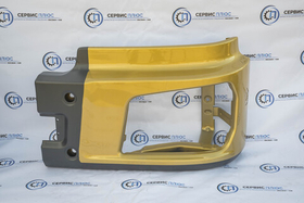 Бампер самосвал левый X3000 (золотой)