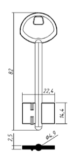 Заготовка дверняк ГАРДИАН 1