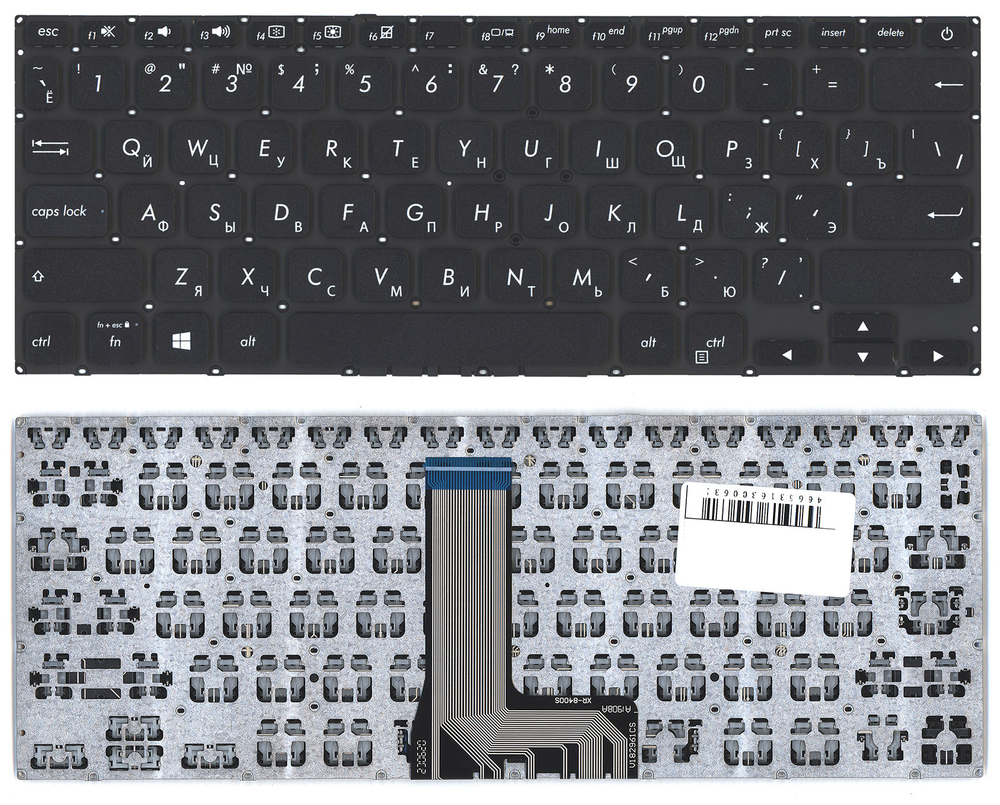 Клавиатура для ноутбука Asus X412DA черная