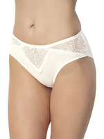 Слипы средней посадки с элементами кружева (Размер: XL) (Цвет: синий)