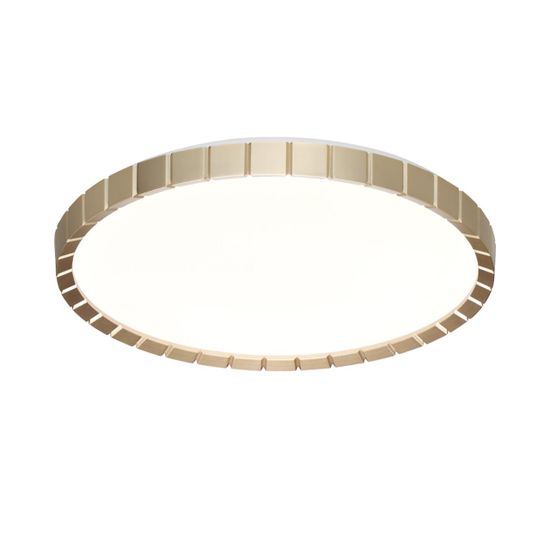 7648/DL PALE SN 142 Светильник пластик/белый/золотой LED 48Вт 4000К D385 IP43 ATABI GOLD