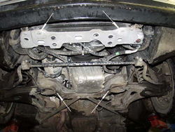 Защита картера Sheriff для Mercedes Benz SLK I (R170) 1996-2004 арт.13.0526