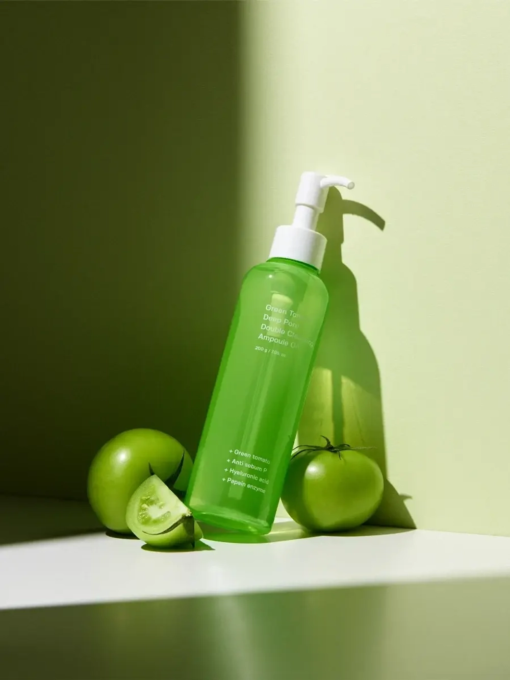 Sungboon Editor Ампульное гидрофильное масло с экстрактом зелёного томата Green Tomato Double Cleansing Ampoule Oil 200 мл