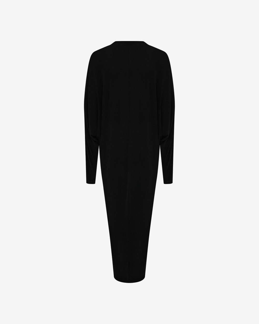 Свободное платье макси из трикотажа