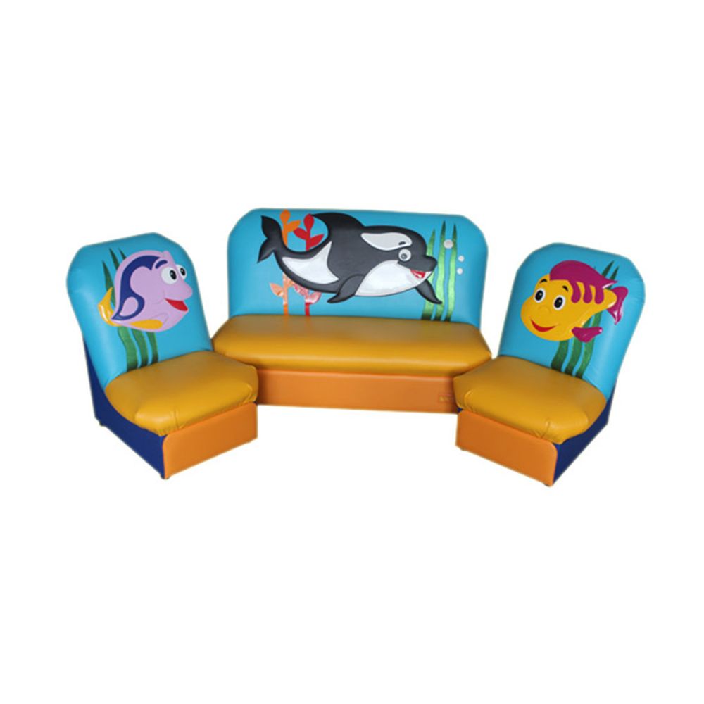 Комплект мягкой игровой мебели «Сказка» Дельфин