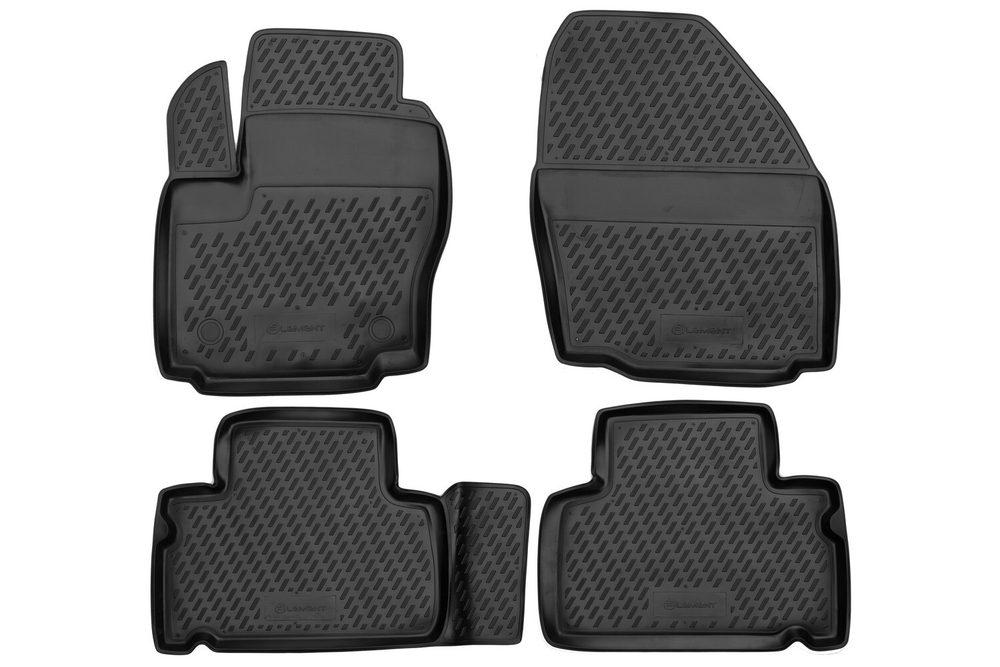 Коврики в салон FORD S-MAX 2006-, 4 шт. (полиуретан) Element.S000.10