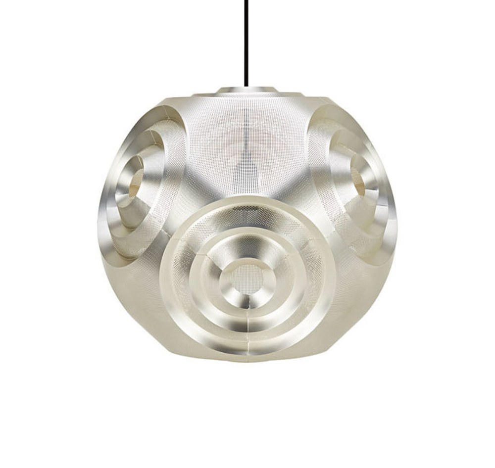Pendant design lamp  Curve Ball by Tom Dixon (Silver)