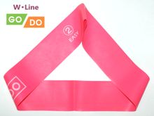 Эспандер-петля GO DO W-Line (2). Цвет: розовый. Длина в сложенном виде 30,5 см. Ширина 5 см. Толщина 0,5 мм. W-650-0.5