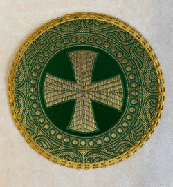 Салфетка под подсвечник или диск на чашу жесткая