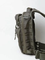 Тактический Рюкзак-сумка GONGTEX однолямочный Олива