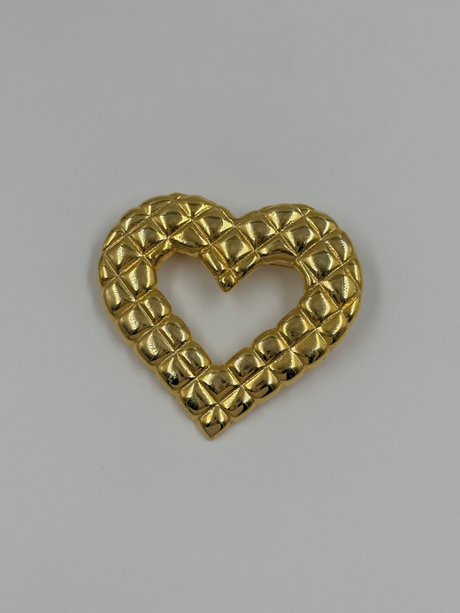 Крупная брошь Сердце