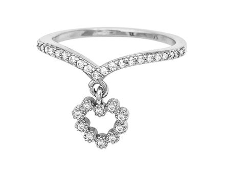 Фаланговое кольцо "Сердце"