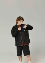 Куртка Called a Garment Corduroy work Угольно-черная