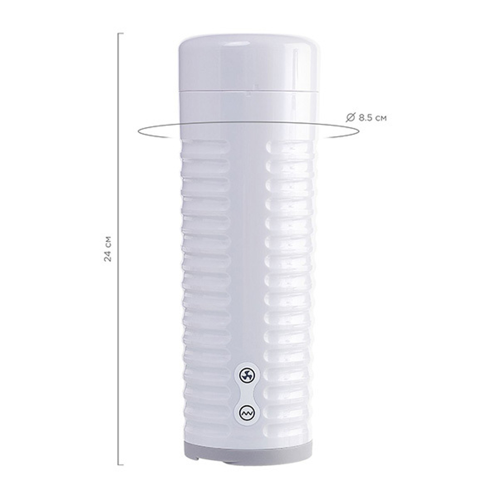 Интерактивный нереалистичный вибромастурбатор Lovense Max 2 Smart Male Massager White LE-01