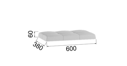 Сиденье мягкое 600  Кевин