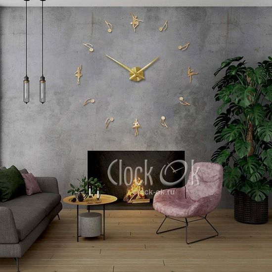 Настенные 3D часы Ballet