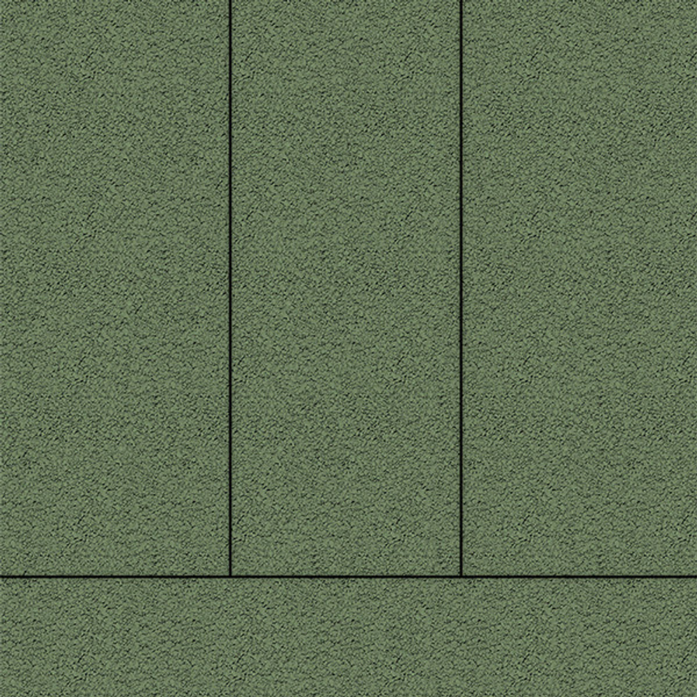 Тротуарная плитка ПРЯМОУГОЛЬНИК 900х300 мм - Гранит Зеленый