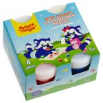 Краски пальчиковые Мульти-Пульти Мои первые пальчиковые краски, 4цв. по 140мл.