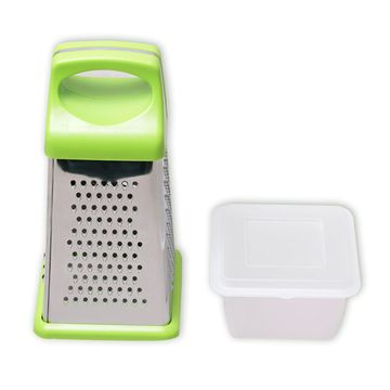 Терка кухонная 21 см. с контейнером Kamille KM-7202 из нержавеющей стали