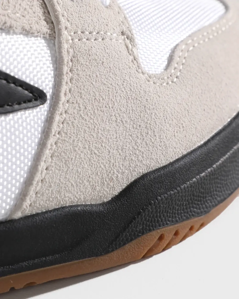 Кеды Lakai Telford Low: White Suede Cordura Black (Q4-25)