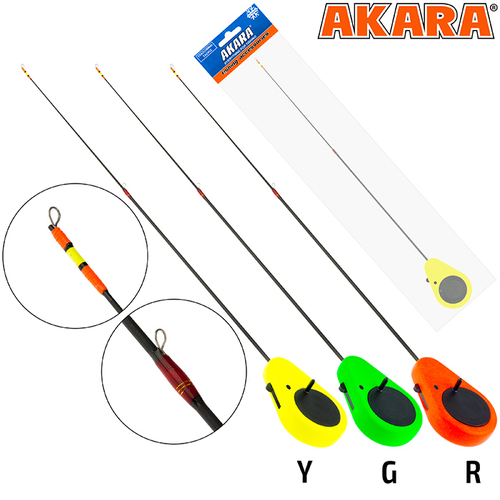 Удочка зимняя  Akara Detent F 355 (1,0-8,0 гр.) Yellow