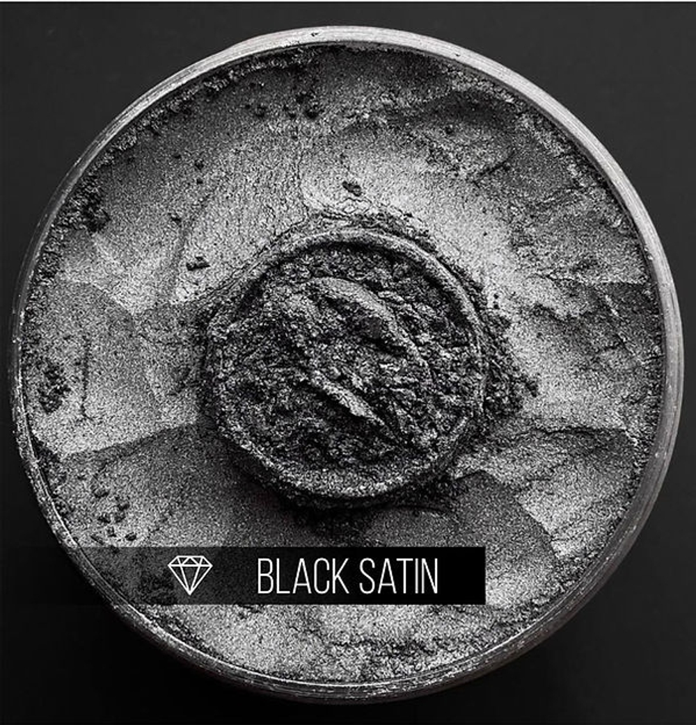 CraftPigments "Black Satin", Черный сатин, 25мл