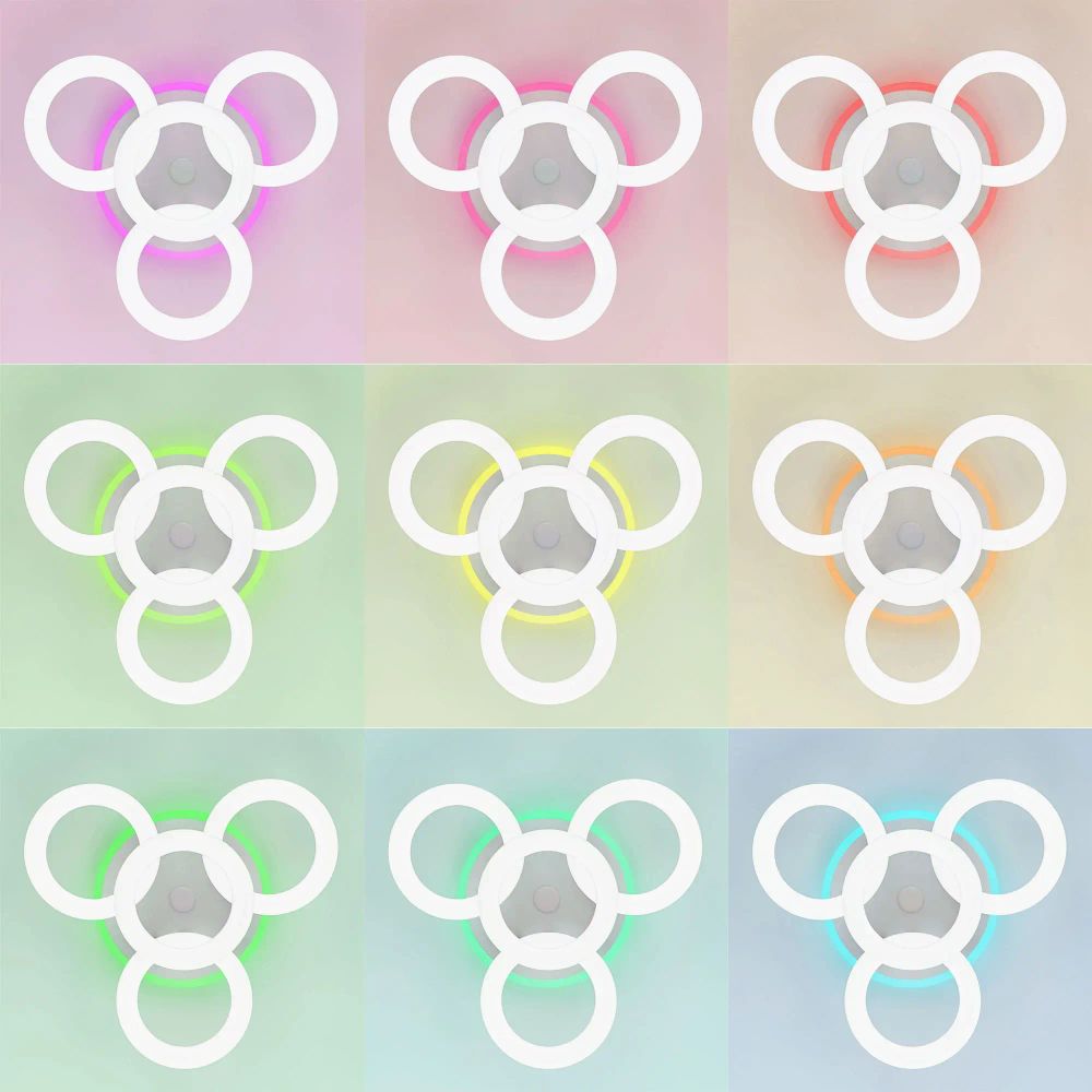 Citilux Паркер Смарт CL225A140E RGB Умная люстра Белая