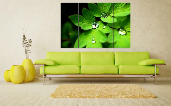 Модульная картина "Утренняя роса"