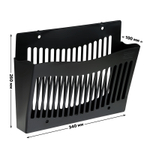 Лоток СТАММ настенный, черный